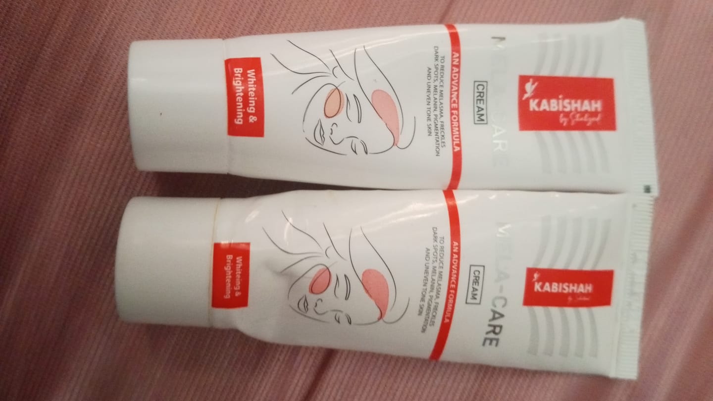 Customer photo review of Mela Care Advanced Brightening Cream