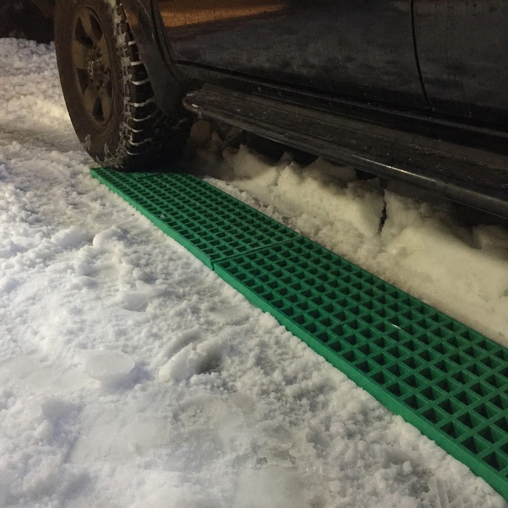 Customer photo review of GRP Bridging Ladders 4kg Fibreglass Support 4x4 Vehicles