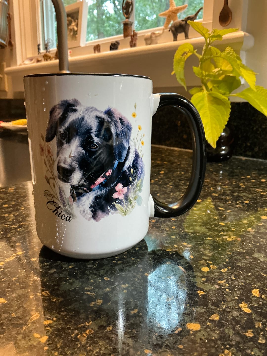 Customer photo review of Watercolor - Personalized Mug