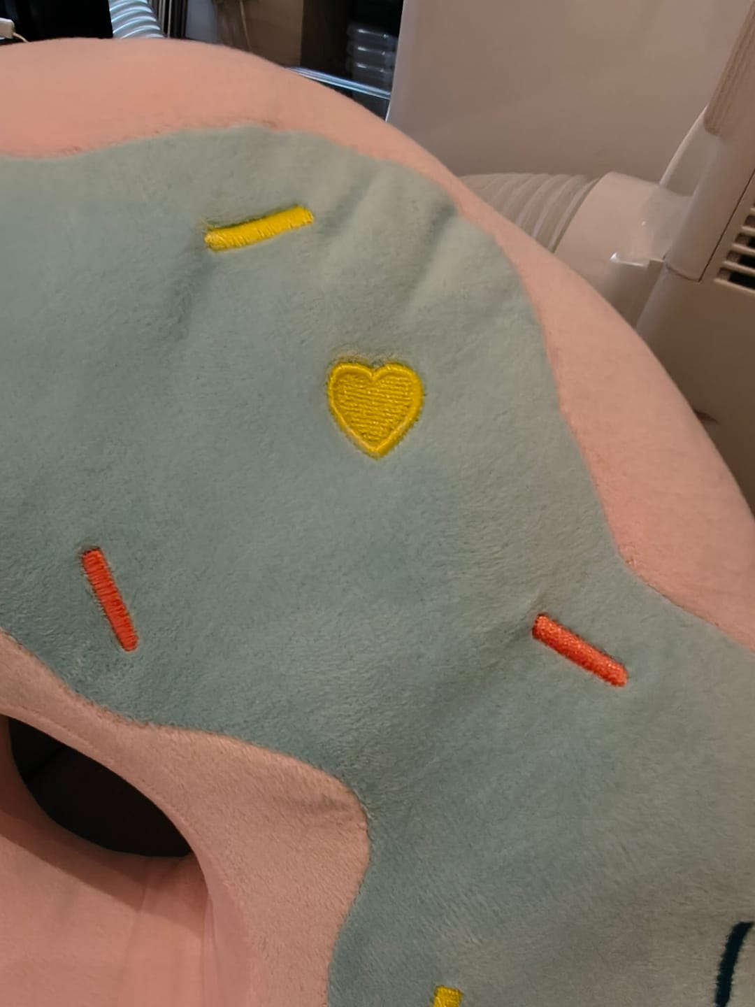 Customer photo review of Giant Donut and Marshmallow Pillows