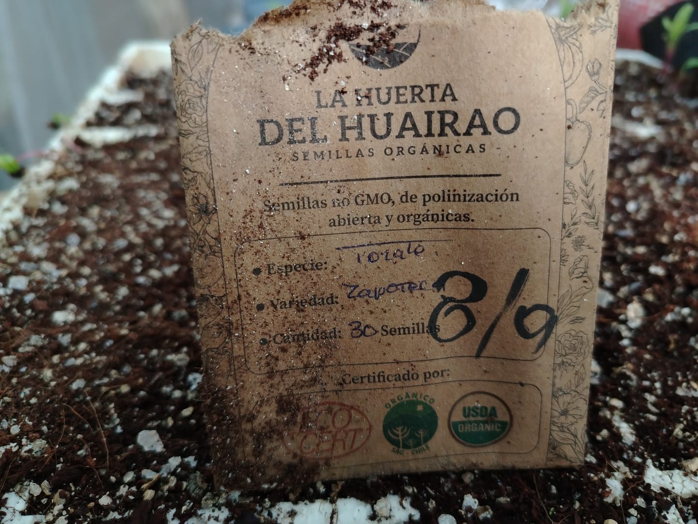 Customer photo review of Semillas Tomate zapoteca
