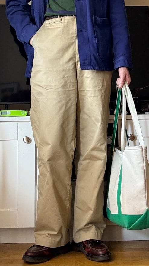 Customer photo review of 1942 US Army Chino Trousers