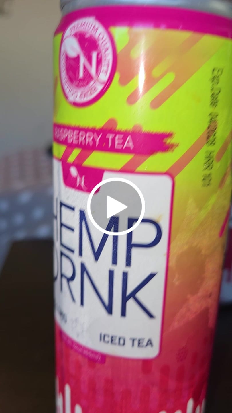 Customer video review of DELTA 9 + CBD  BEVERAGE - Raspberry Tea - 50MG - 4 PACK