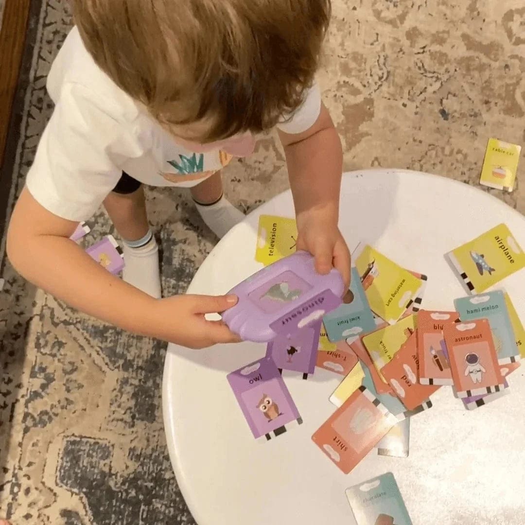 Customer photo review of MyFirstWords™ — Talking Flash Cards for Toddlers