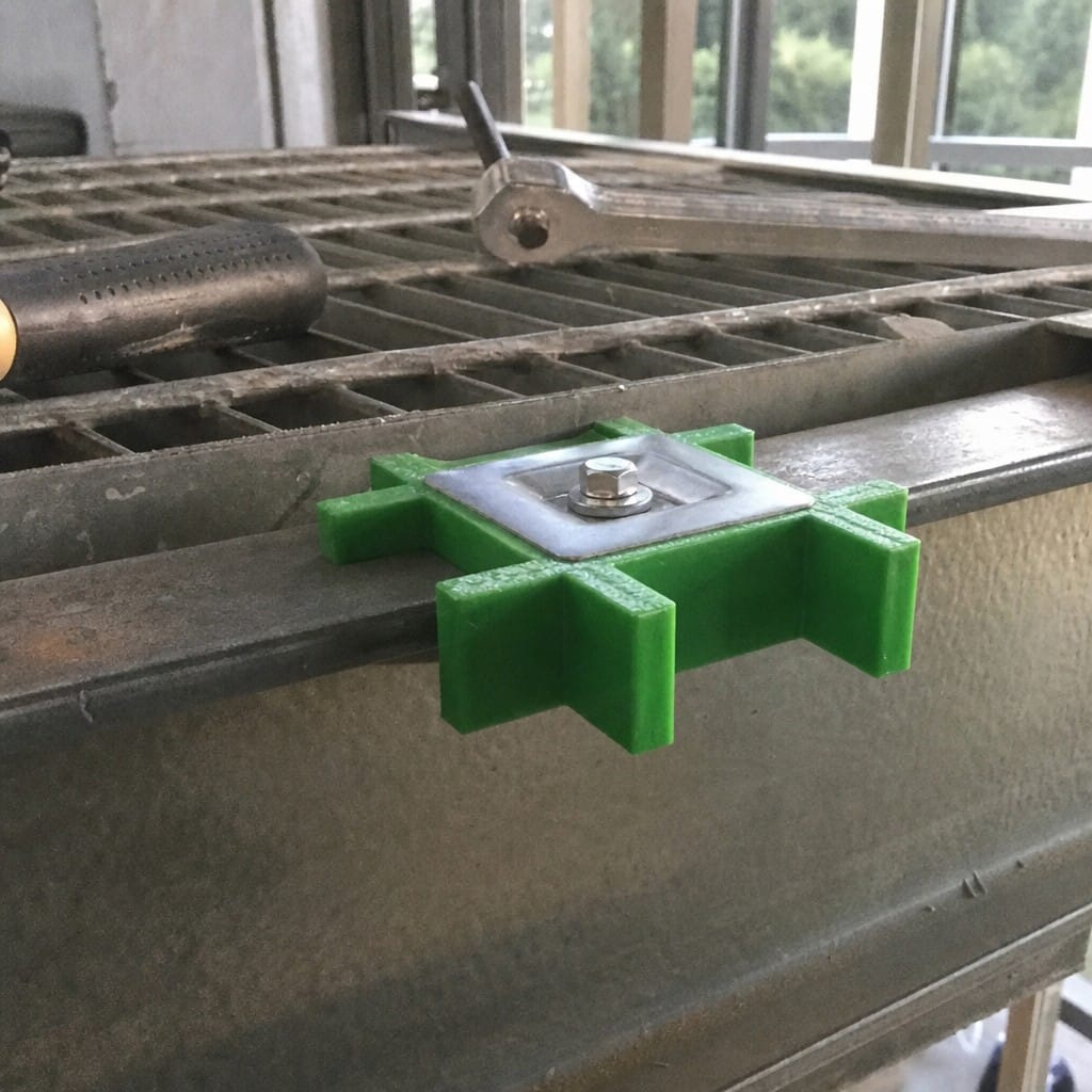 Customer photo review of 316 Steel Grating Clips Complete Set with Bolts C M L Types