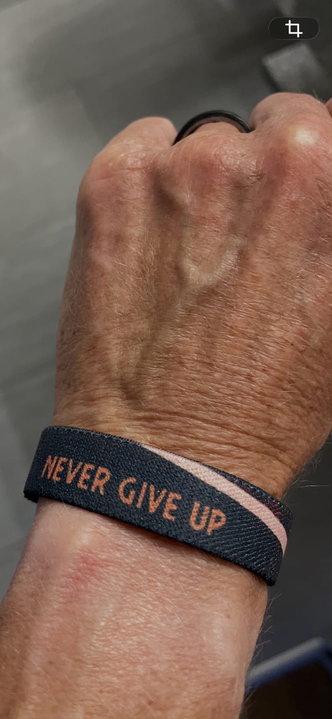 Customer photo review of Push Your Limits - Elastisches Armband