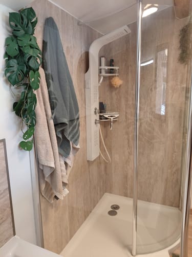 Customer photo review of Baguette 90 d'angle aluminium intérieur pvc/spc/feuille de pierre