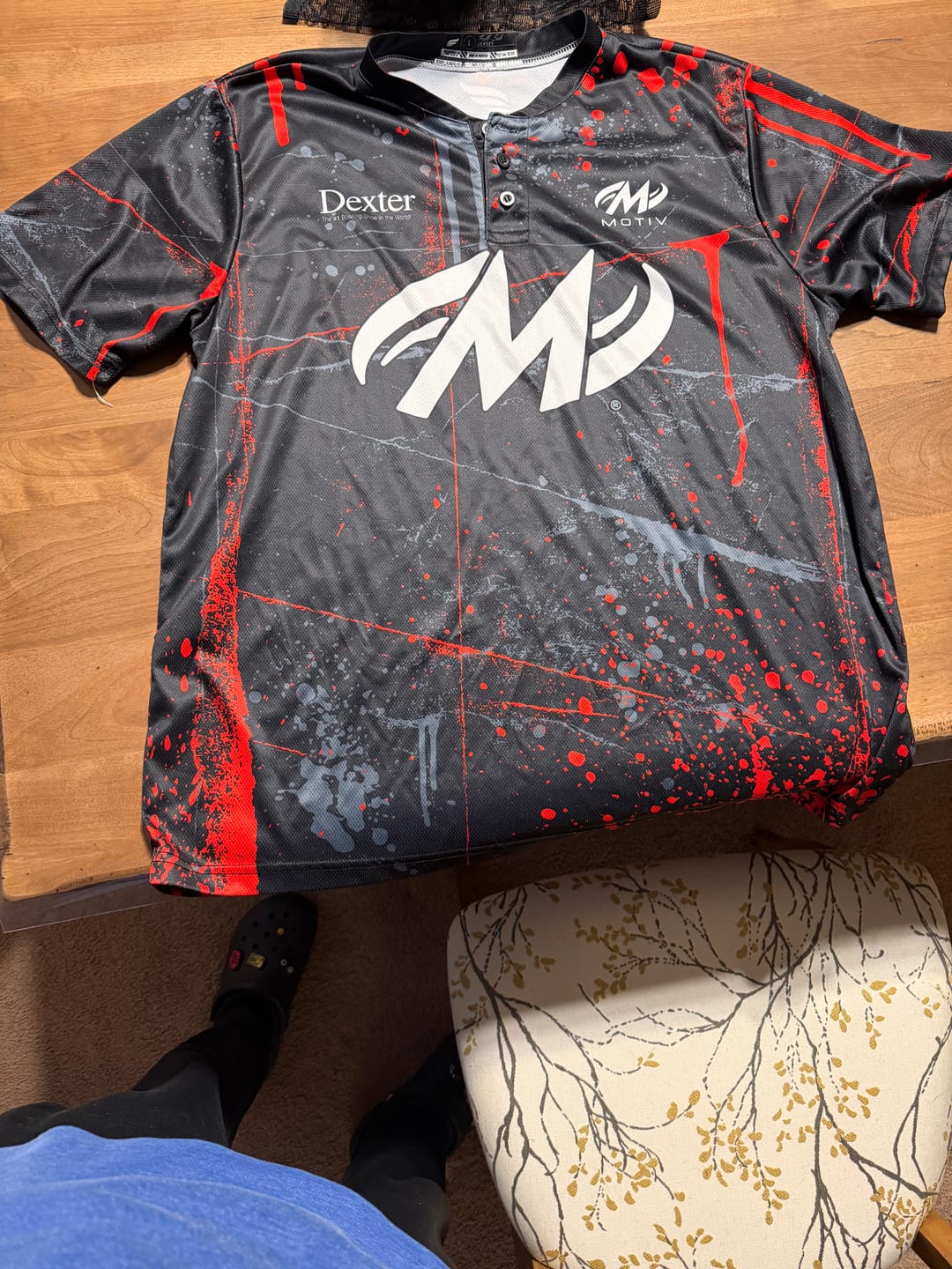 Customer photo review of Motiv - Jackal Onyx - Bowling Jersey