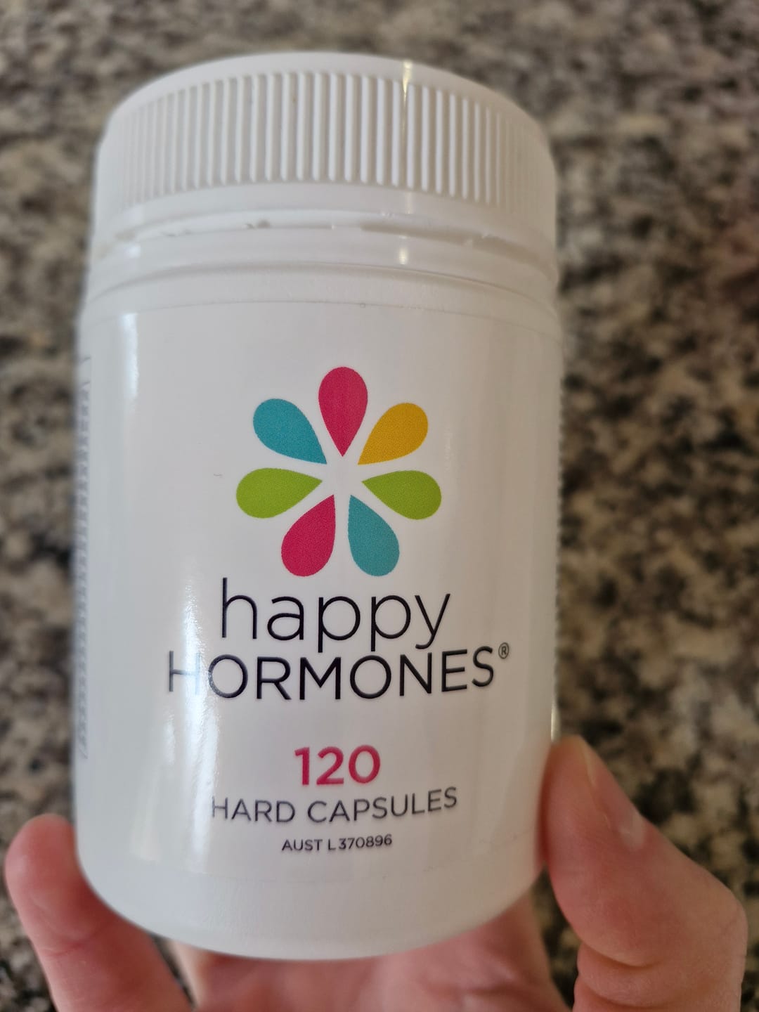 Customer photo review of Hormone Balance Supplement - Happy Hormones® Capsules