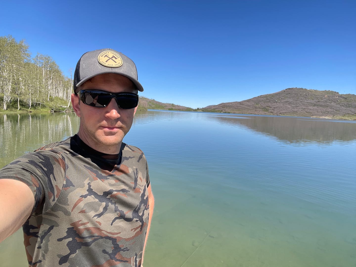 Customer photo review of Premium Custom Leather Patch Hats (Wholesale)