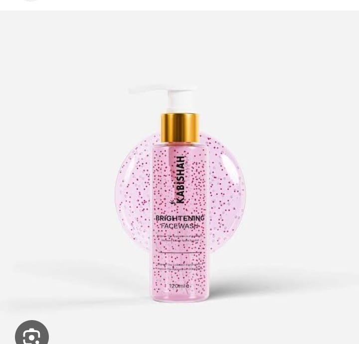 Customer photo review of LuminaBright Whitening Face Wash