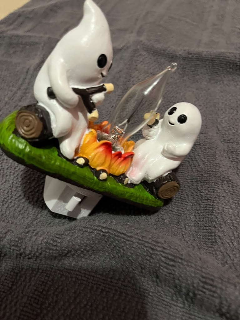 Customer photo review of Ghost Campfire Night Light™