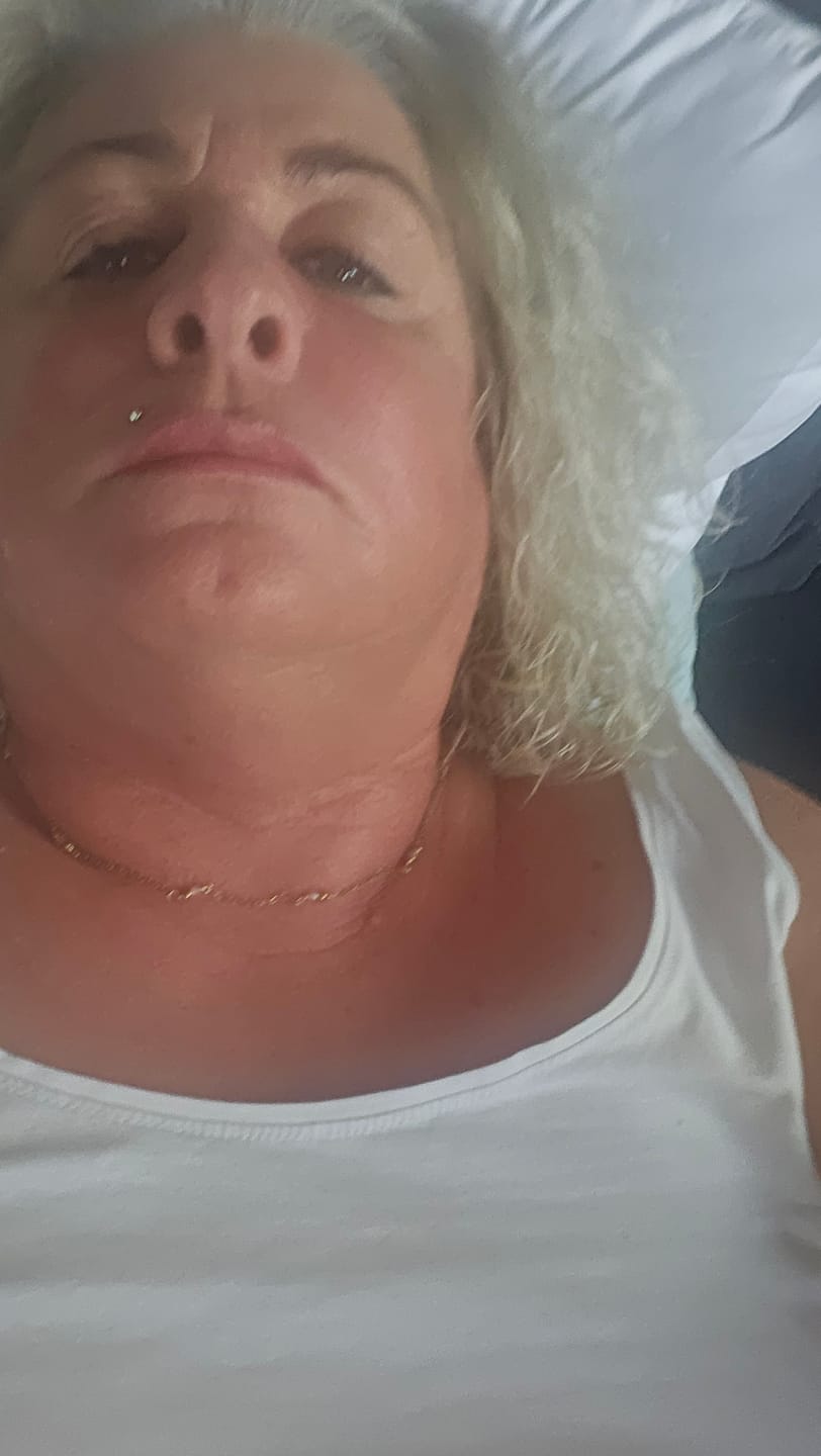 Customer photo review of Rosenquarz Halskette - Minimalistisch