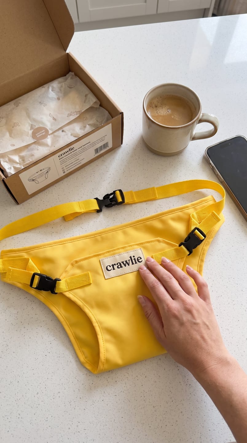 Customer photo review of Crawlie™ Portable Mealtime Harness
