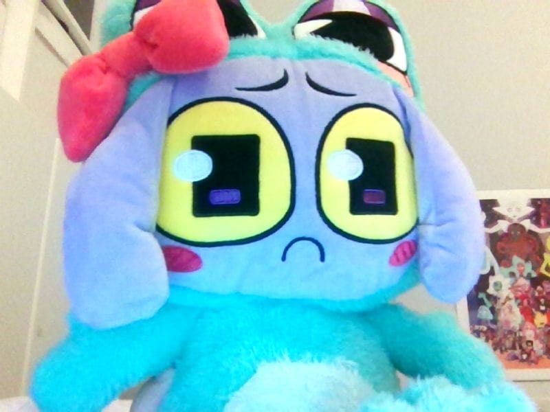 Customer photo review of Ribbit-Suit Jax Plush