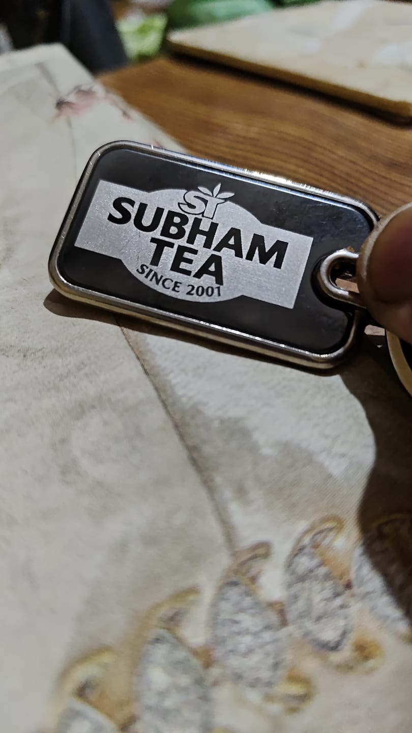 Customer photo review of Premium Metal Keychain | Best for Corporate Gifting | PrintMine.in