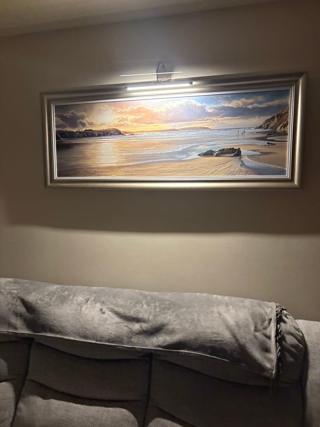 Customer photo review of Walking The Dog At Dusk By Duncan Palmar