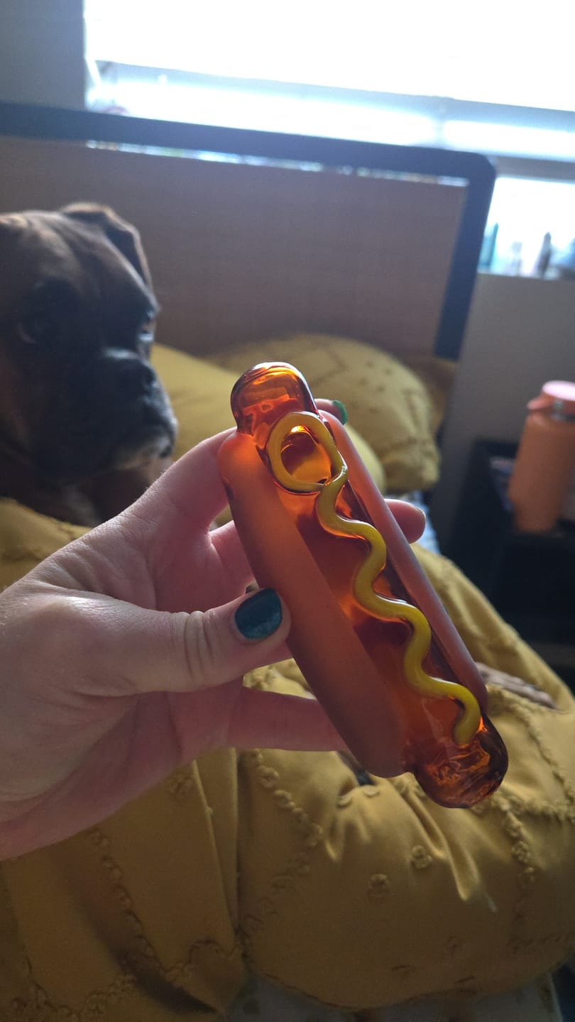 Customer photo review of Glizzy Hand Pipe