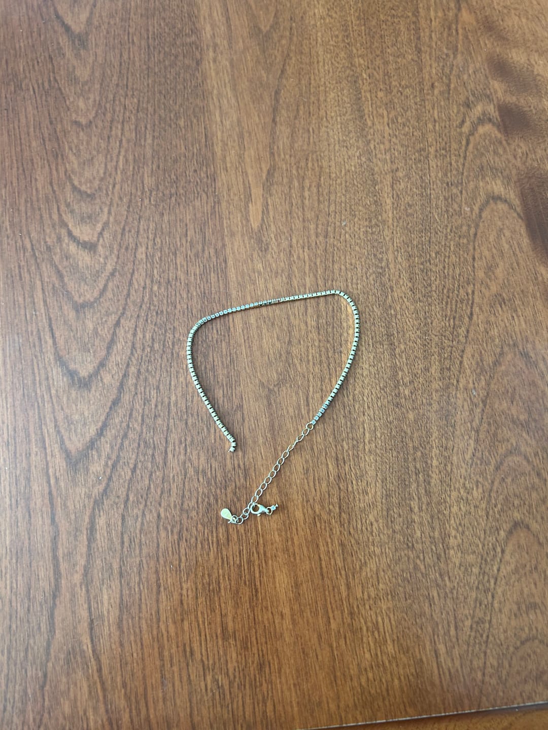 Customer photo review of Sophie Lumière Tennis Anklet
