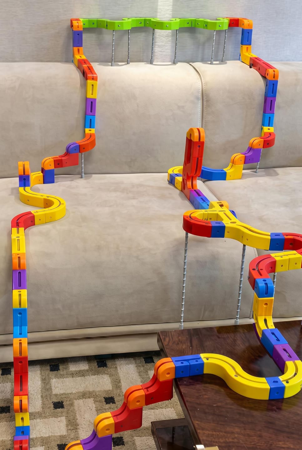 Customer photo review of WonderRail™: The Modular 3D Train Track for Curious Little Builders
