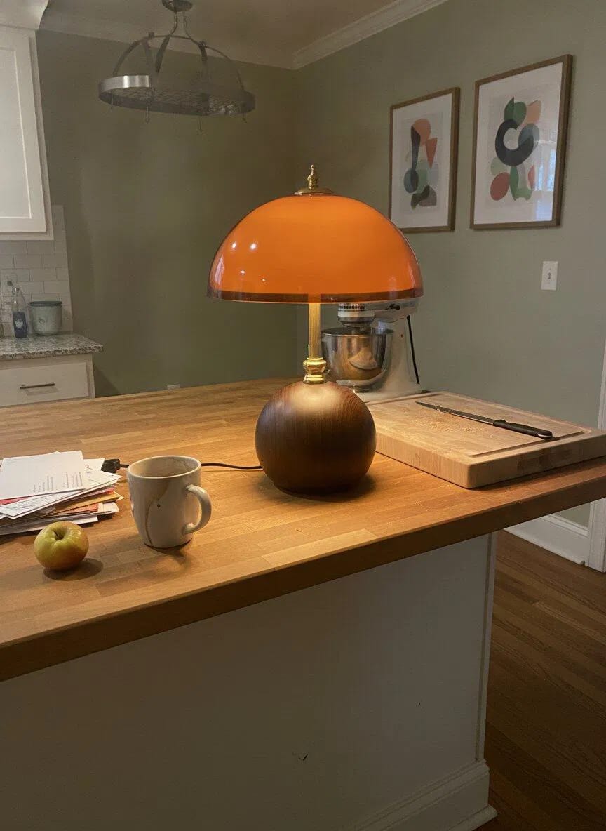 Customer photo review of Coby Rechargeable LED Table Lamp