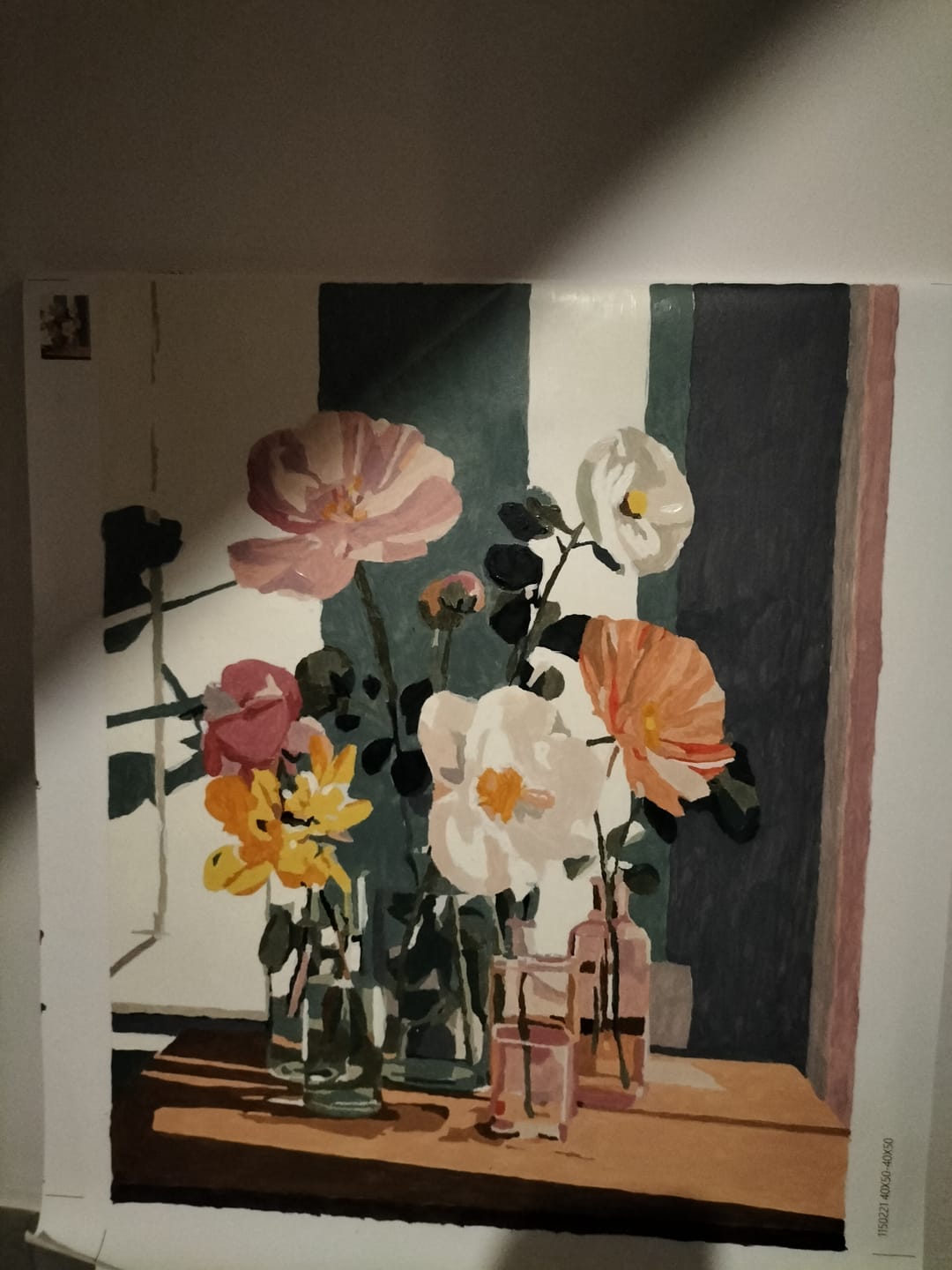 Customer photo review of Beauty in glass | Paint by Number