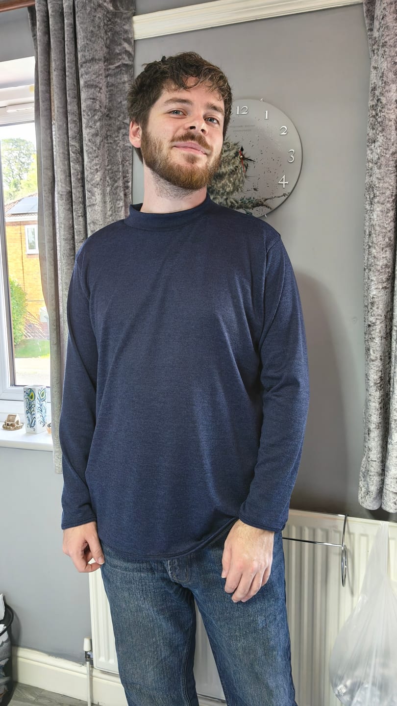 Customer photo review of Melange Knit Fabric