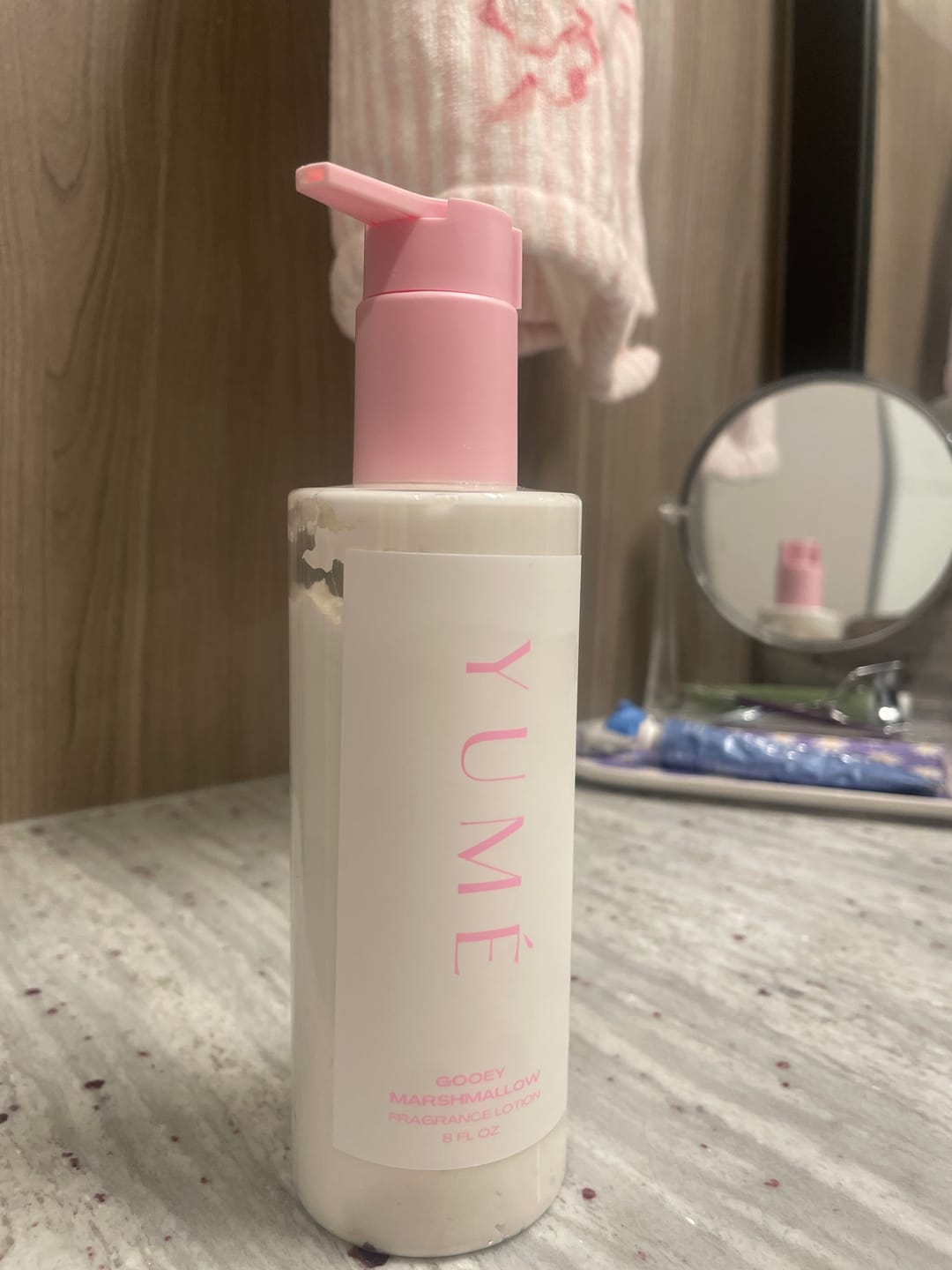 Customer photo review of GOOEY MARSHMALLOW FRAGRANCE LOTION