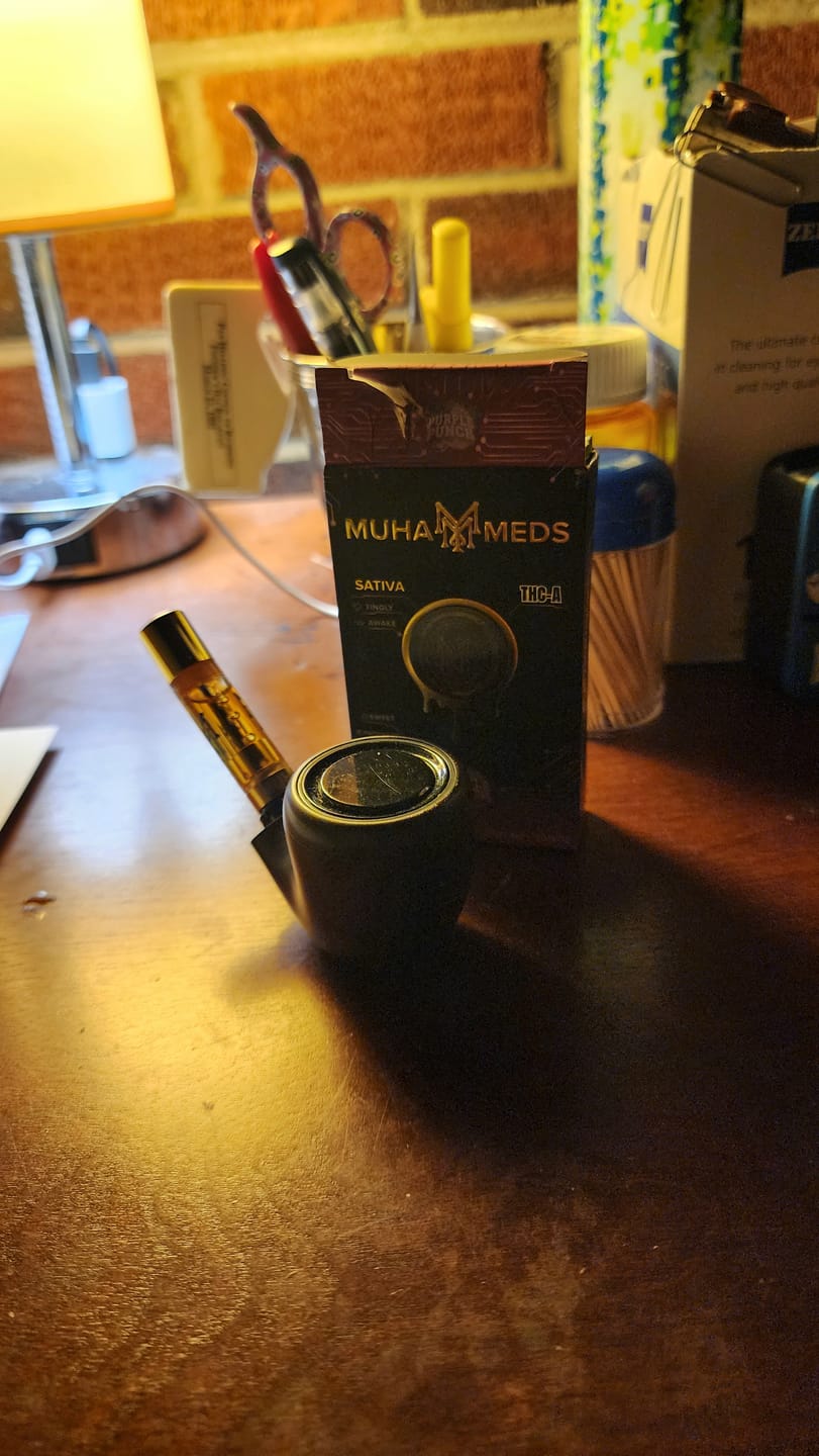 Customer photo review of MUHA Meds THCa 510 Cartridge - 2G