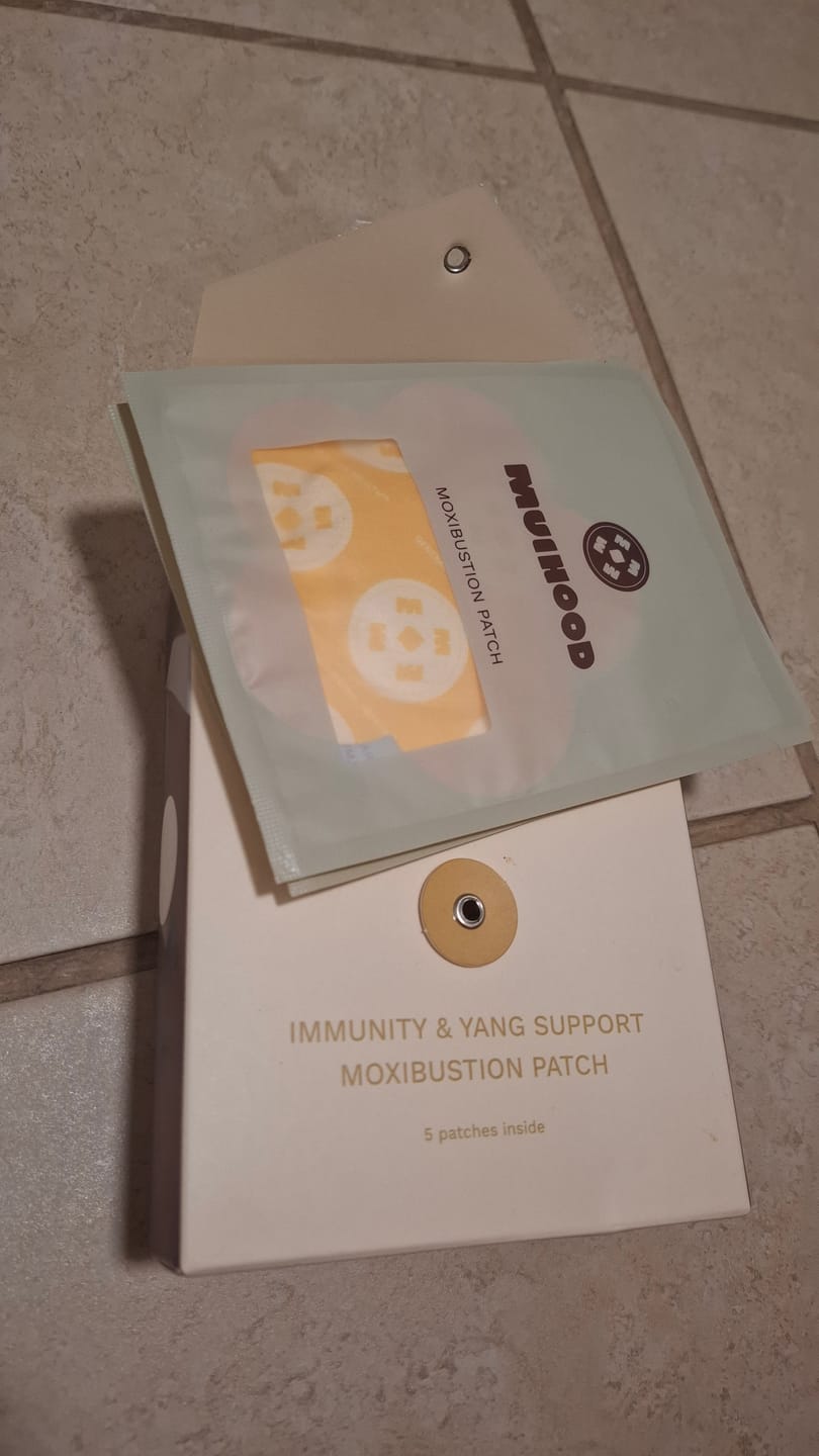 Customer photo review of Immunity & Yang Support Moxibustion Patch
