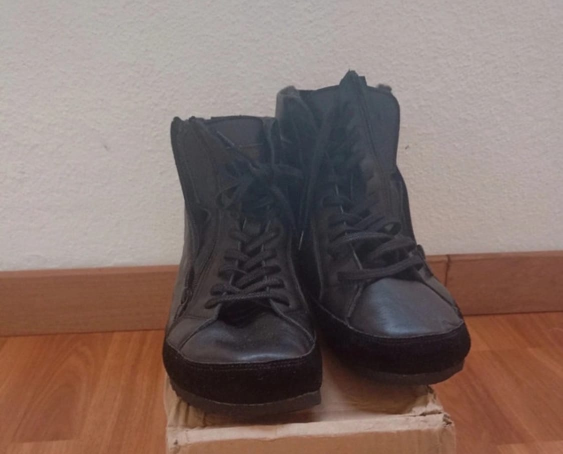 Customer photo review of Botines Buffalo TerraFlex™ – Piel Natural y Libertad Barefoot