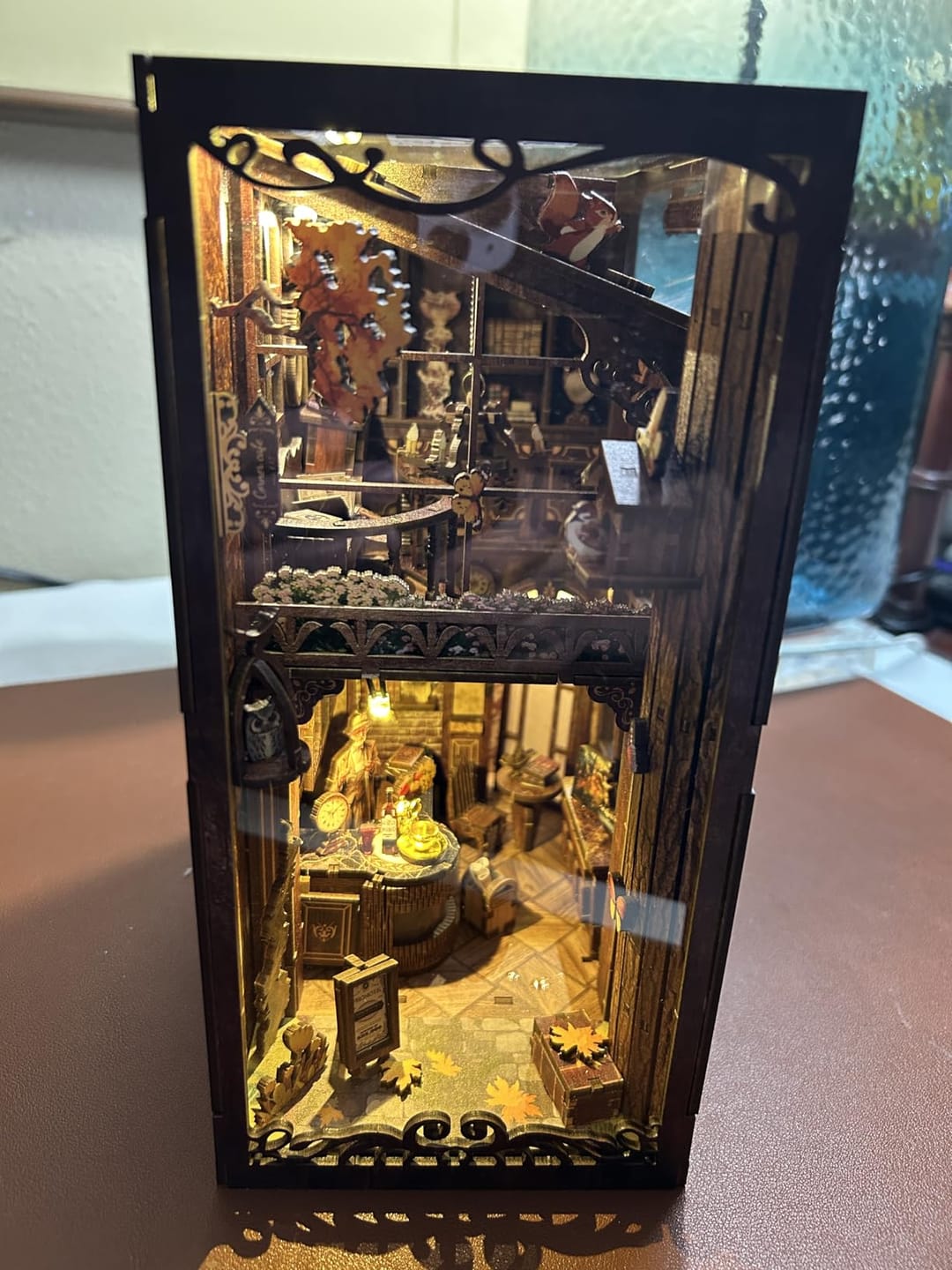 Customer photo review of Béke Szigete Kávéház - DIY Book Nook