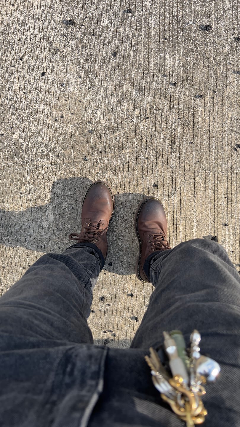 Customer photo review of boots derby rusty wrangler