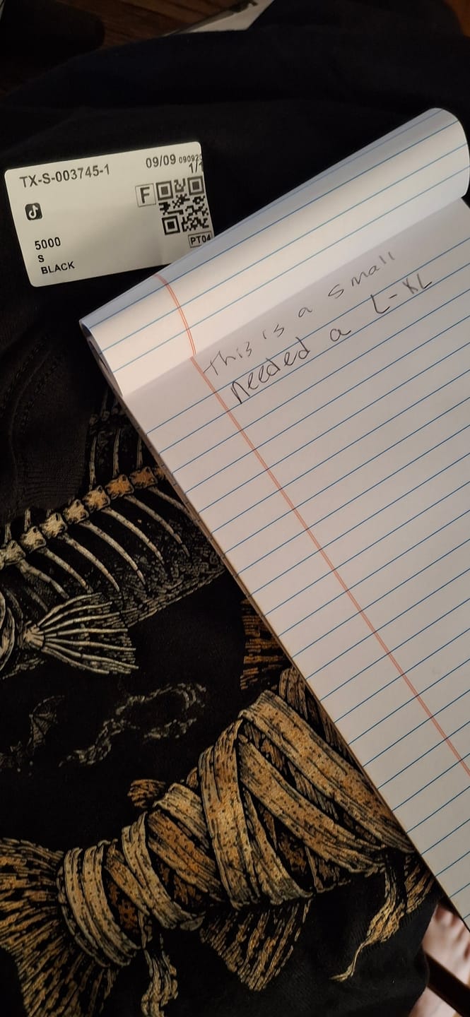 Customer photo review of Vintage Halloween Fishing Shirt, Halloween Trout T-Shirt