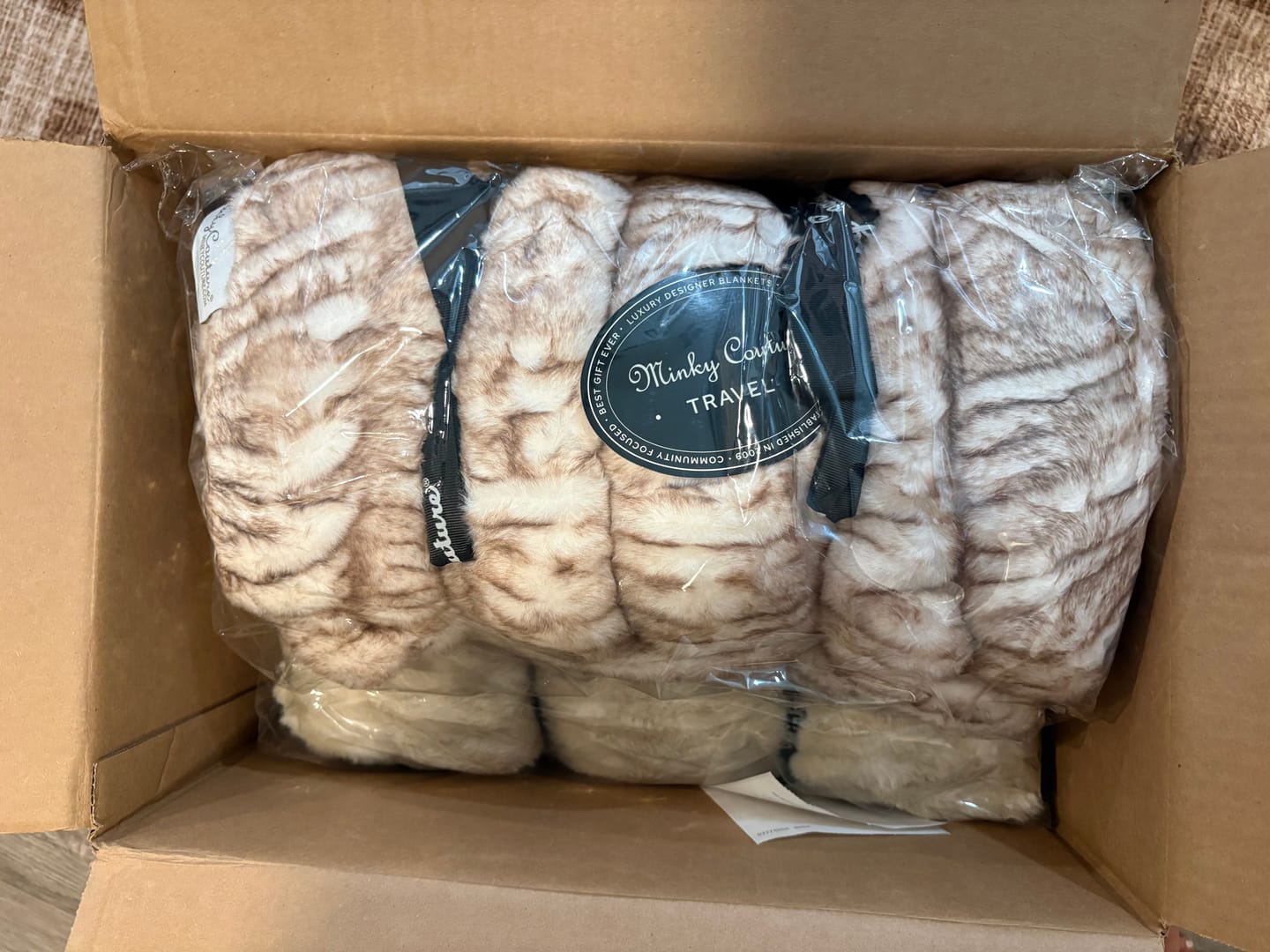 Customer photo review of Hugs Antelope Blanket