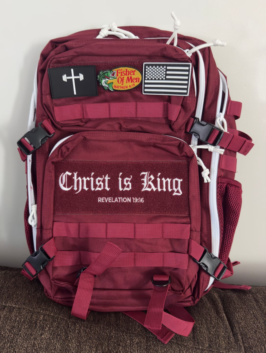 Customer photo review of HolStrength 45L Tactical Backpack