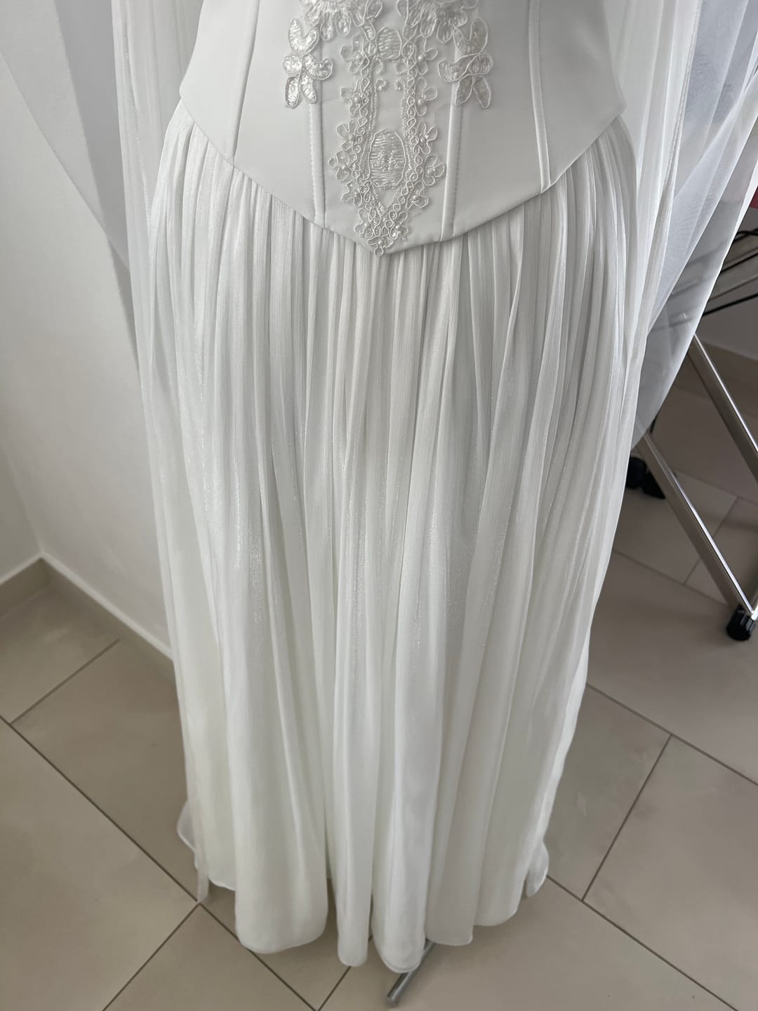 Customer photo review of Voal Peliculizat Creponat Ivory