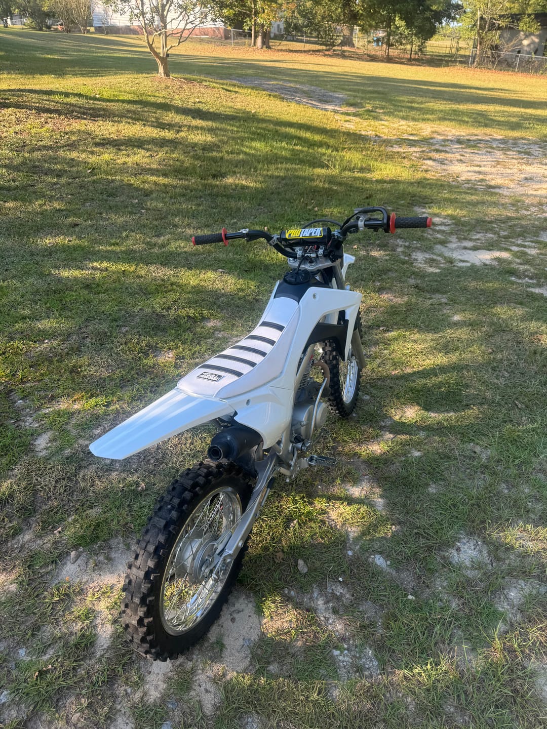 Customer photo review of Custom Seat Cover: 2021 Honda CRF125F