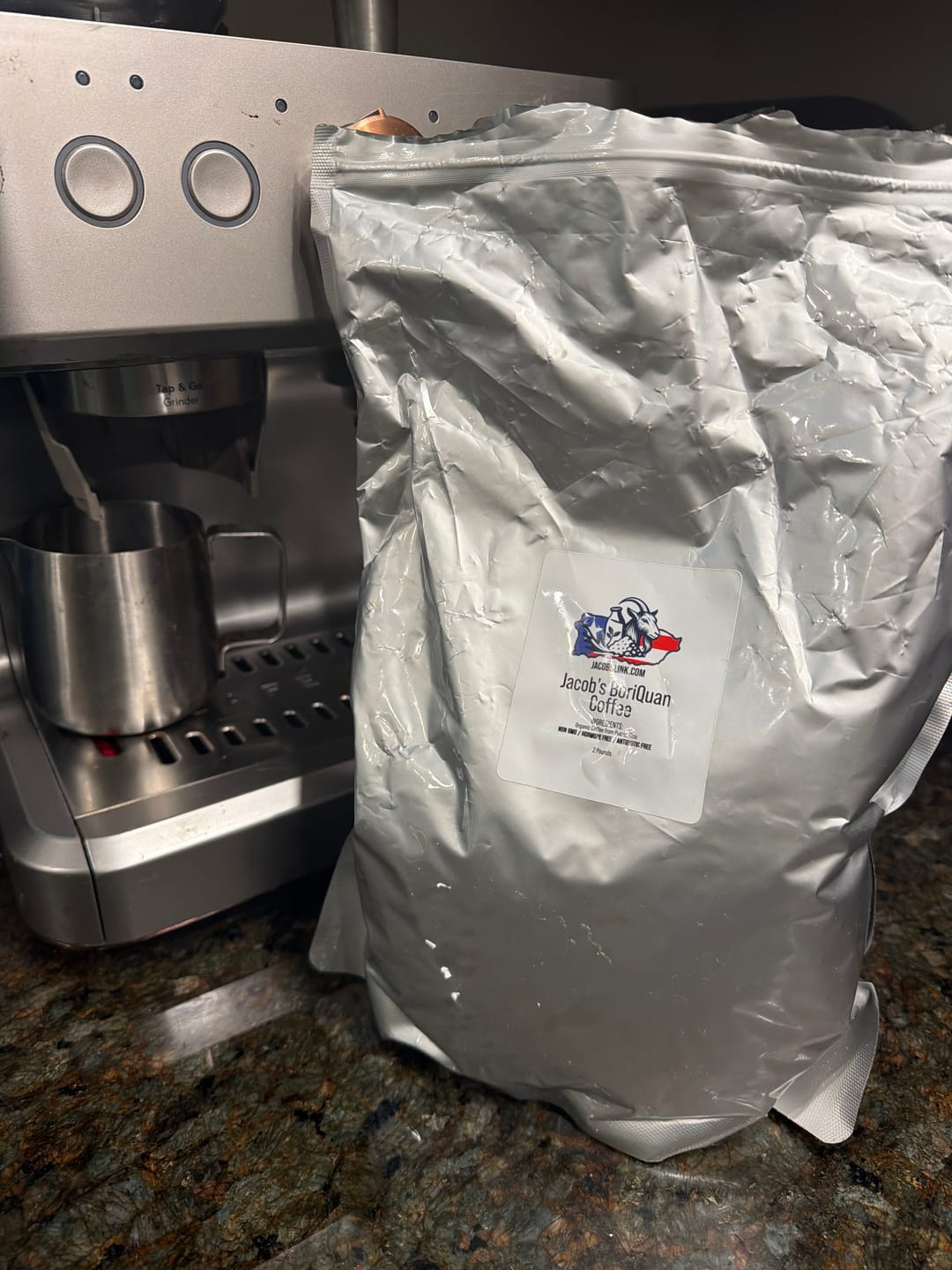 Customer photo review of Jacob's BoriQuan Coffee