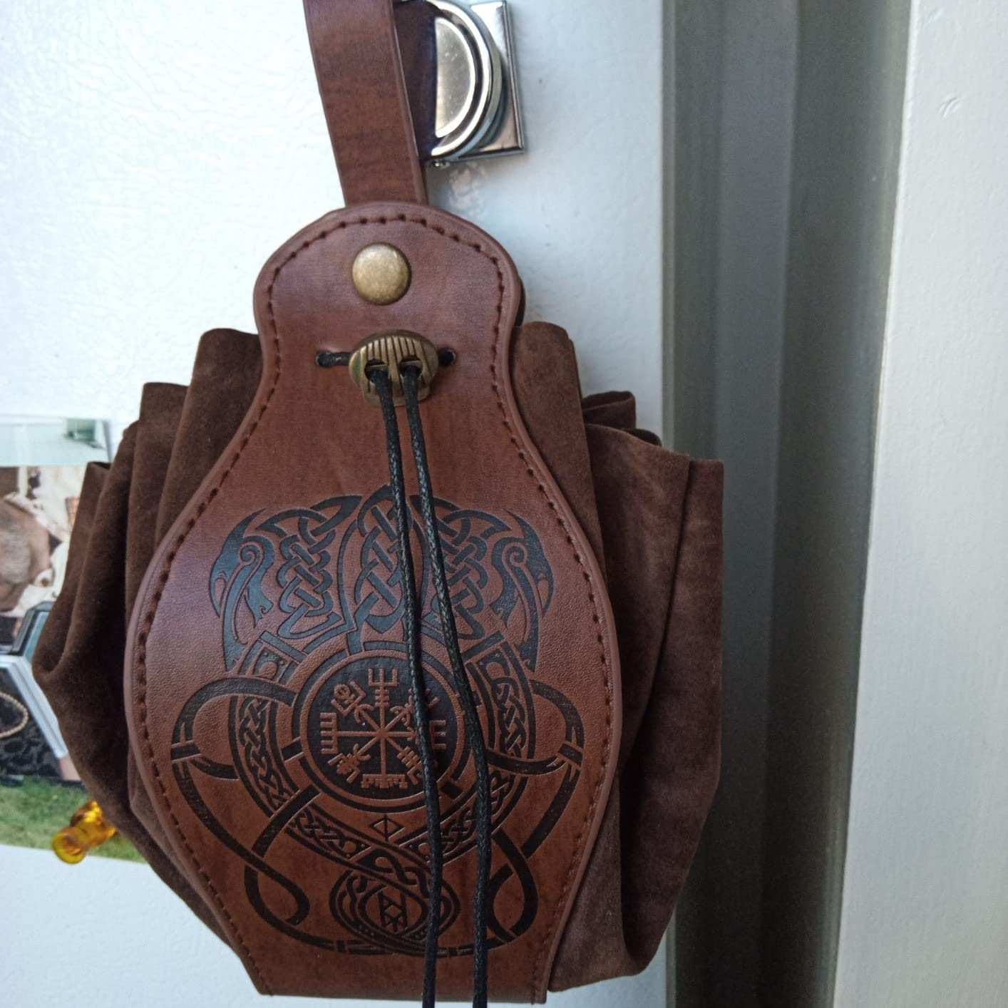 Customer photo review of Norse Dice Belt Pouch