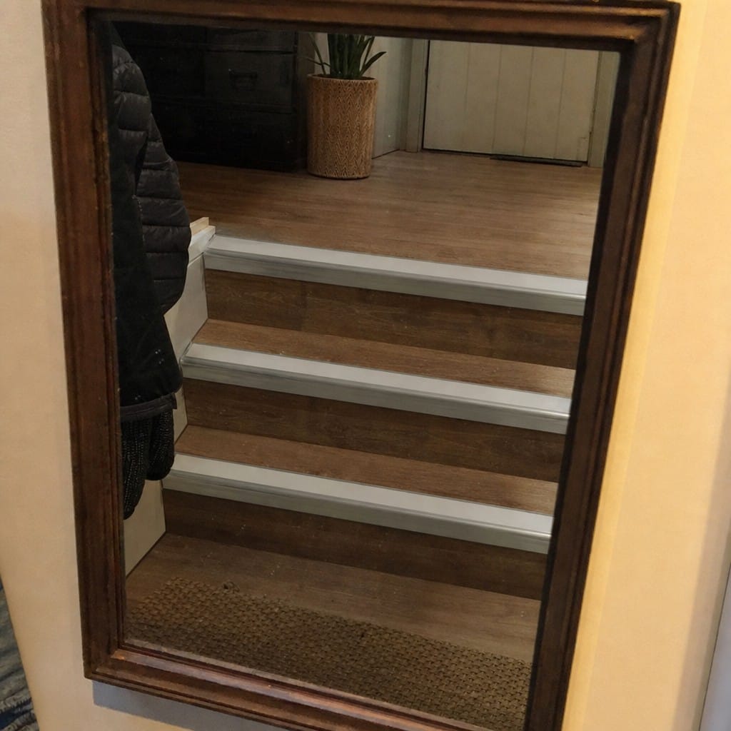 Customer photo review of Rake Back Aluminium Stair Nosing | Single Channel | 3.22m (3220mm)