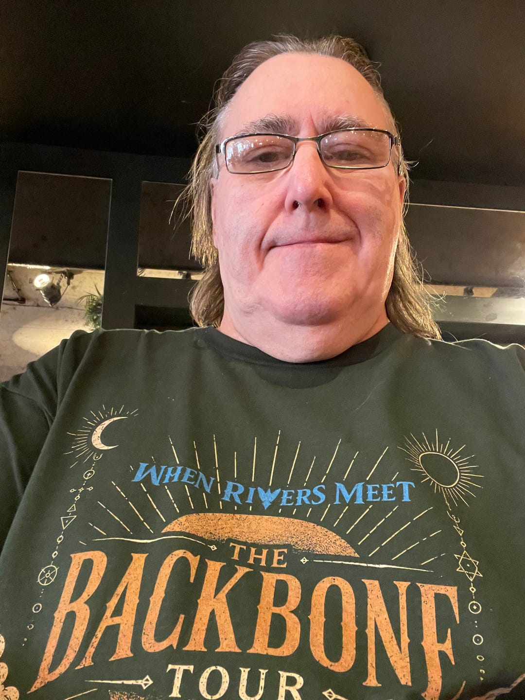 Customer photo review of DUDES BACKBONE TOUR T-SHIRT