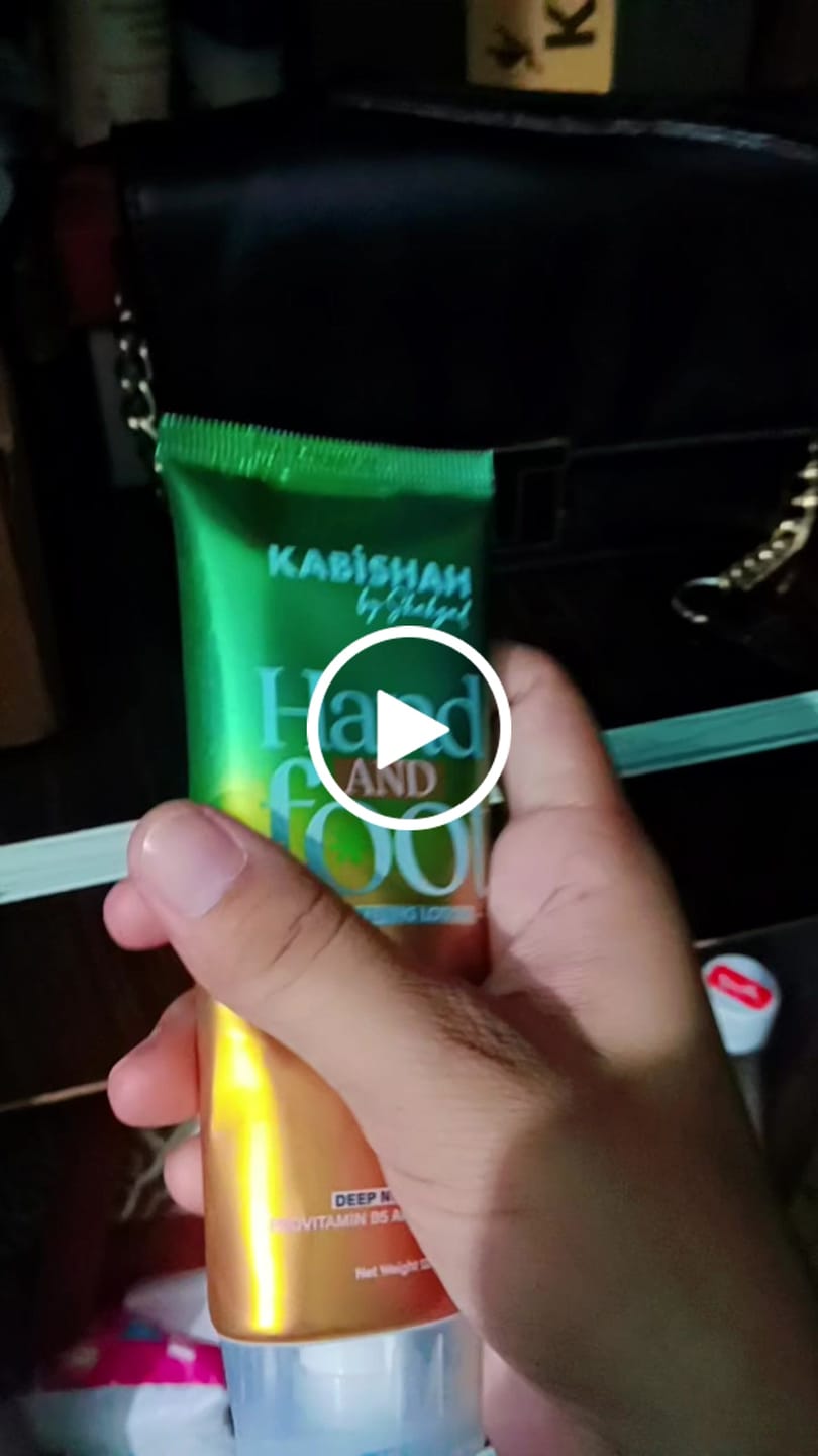 Customer video review of Hand and foot Brightening Lotion