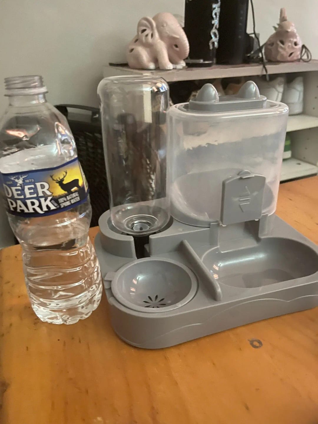 Customer photo review of Dispensador de Agua y Comida para gatos 2 en 1 para Mascotas Grandes