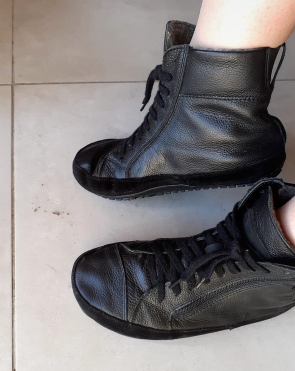 Customer photo review of Botines Buffalo TerraFlex™ – Piel Natural y Libertad Barefoot
