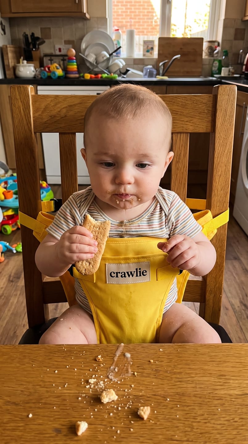 Customer photo review of Crawlie™ Portable Mealtime Harness