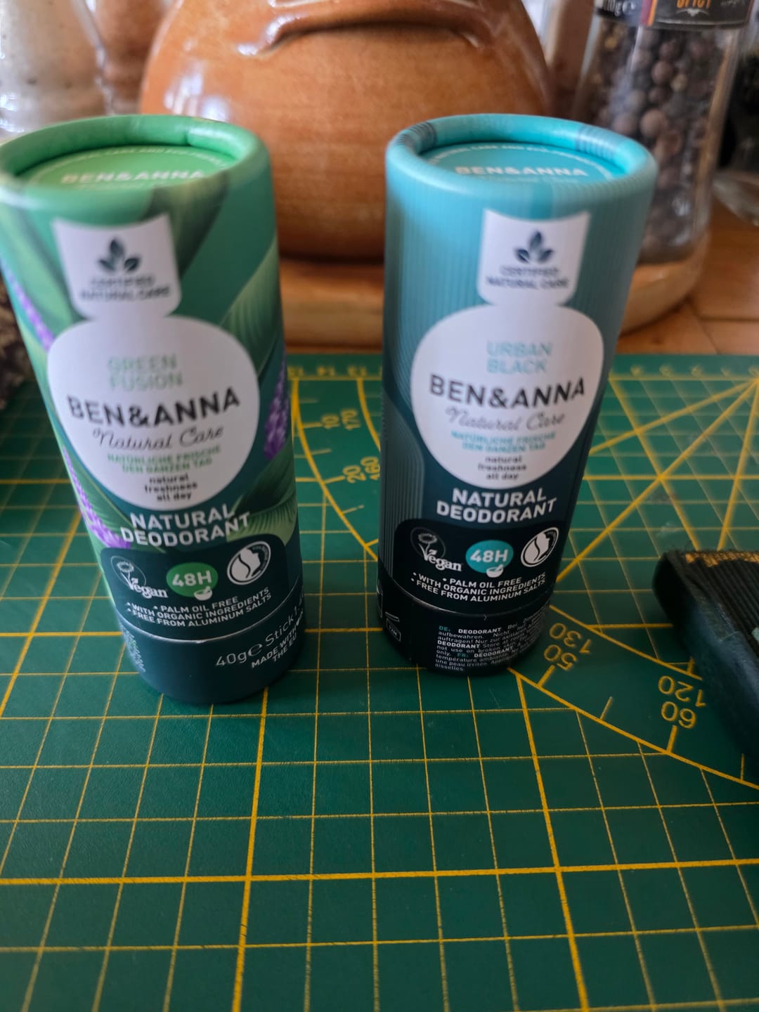 Customer photo review of 6er Set Deo Papertube – Verschiedene Sorten
