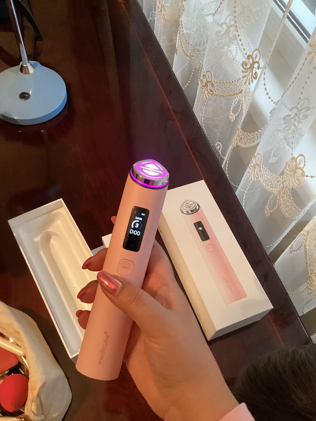 Customer photo review of Daudzfunkcionāla mikrostrāvas ierīce Medicube AGE-R Booster Pro X2