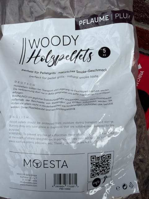 Customer photo review of WOODY – Kirsche Pellets – Hartholz süß-mild
