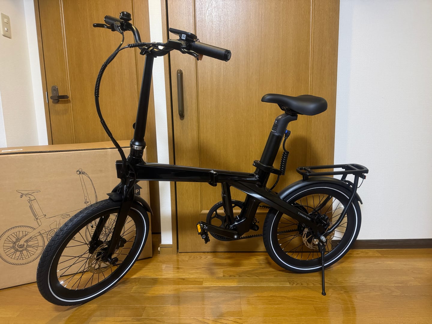 Customer photo review of ADO Air Carbon Pro カーボン製折りたたみ電動アシスト自転車